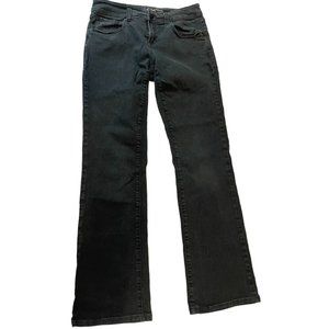 INC Womens Vintage 1980s Jeans Boot Cut Leg Stretch Regular Fit Black Size 4